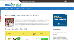 Desktop Screenshot of easywebsitebuilders.net
